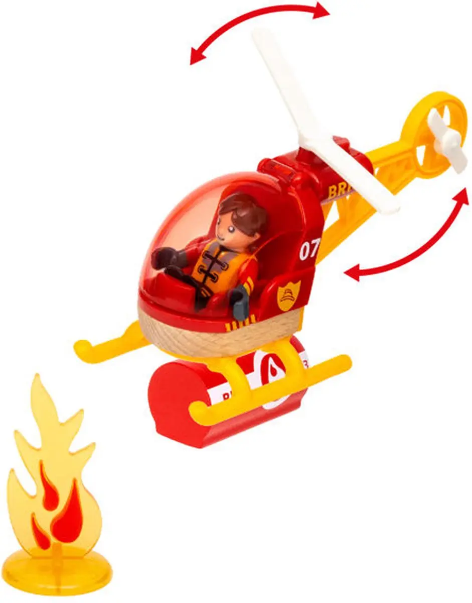 BRIO Reddingsteam Treinset 36025 - 44 Onderdelen - Multicolor