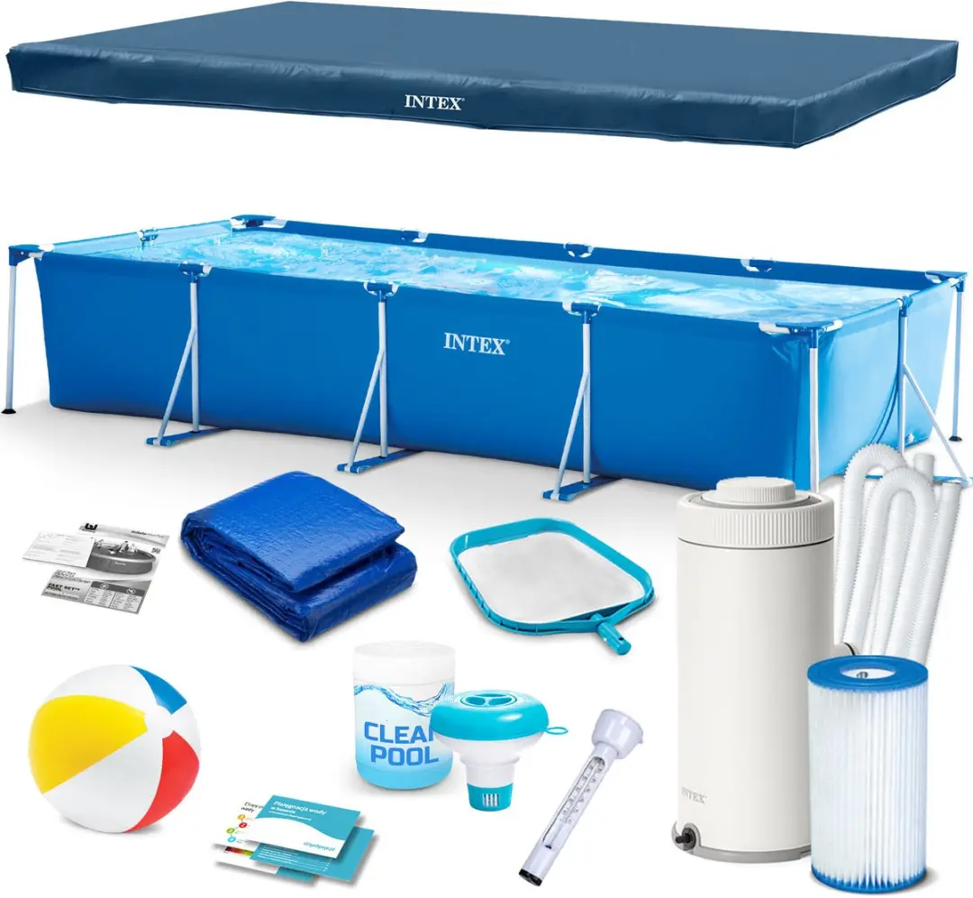 Intex Stalen Frame Zwembad 450x220x84cm