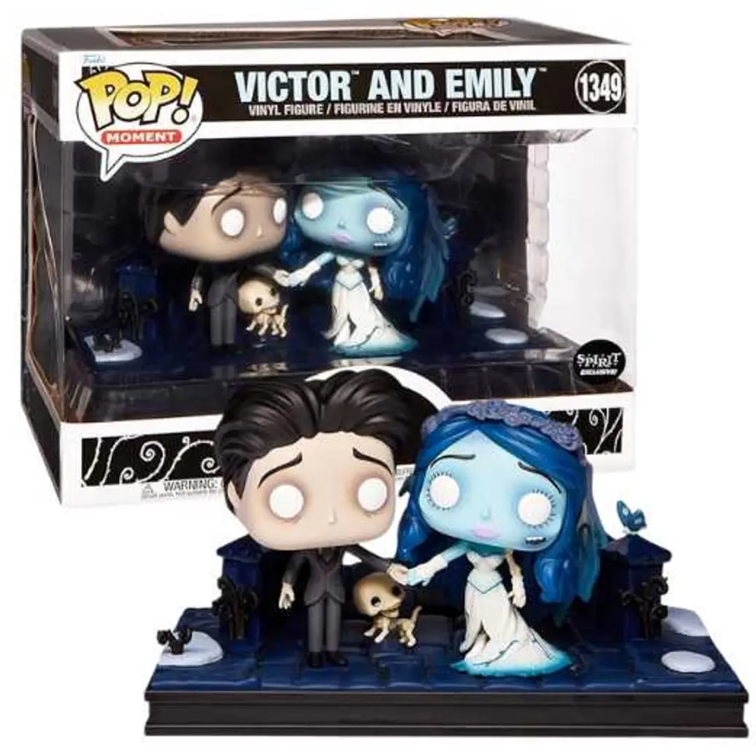 Funko Pop! Disney Exclusief Lijkbruid Victor & Emily #1349 - Transparant