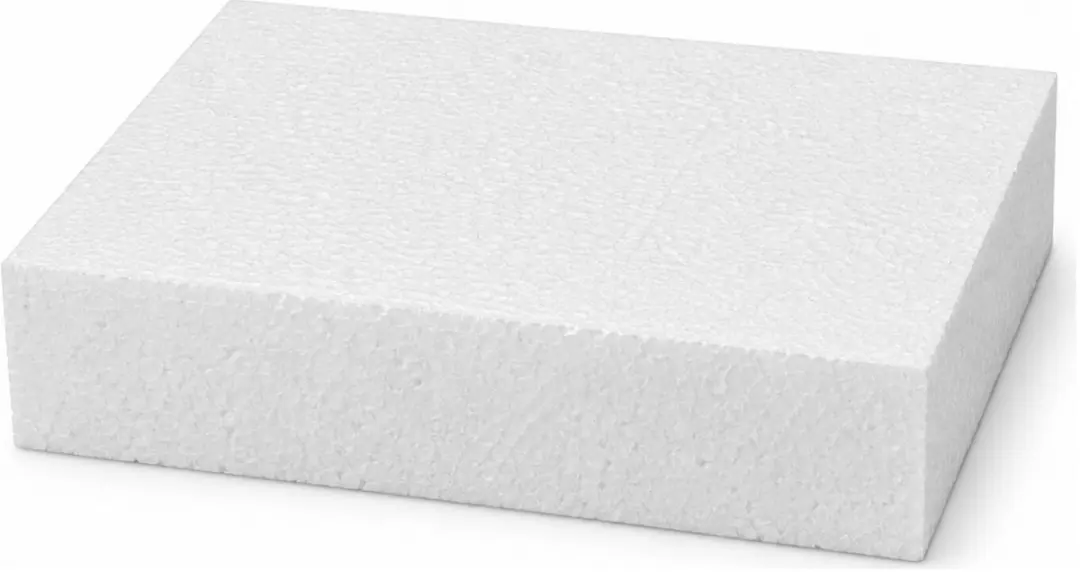 Bellatio Design Piepschuim Vormen Rechthoek 2x - 15x20x4cm Wit