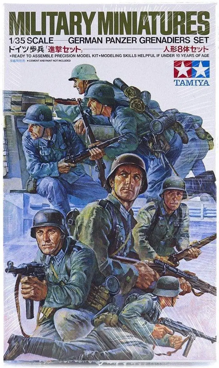 Tamiya 35061 WWII Figuren Set Duitse Tankgrenadiers