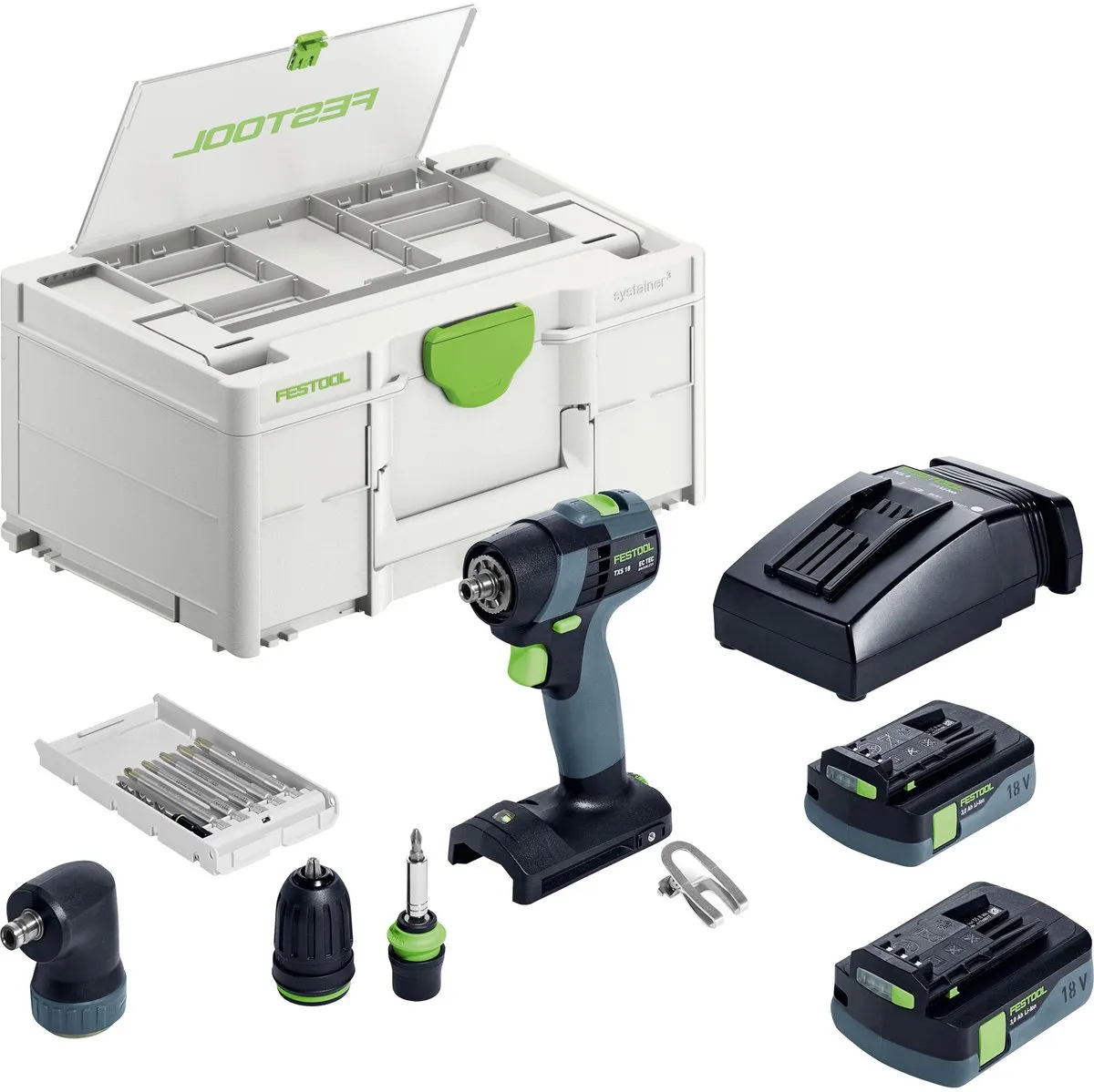 Festool TXS 18 C 3,0-Set Accu Schroefboormachine 18V 3.0Ah in Systainer - 576896