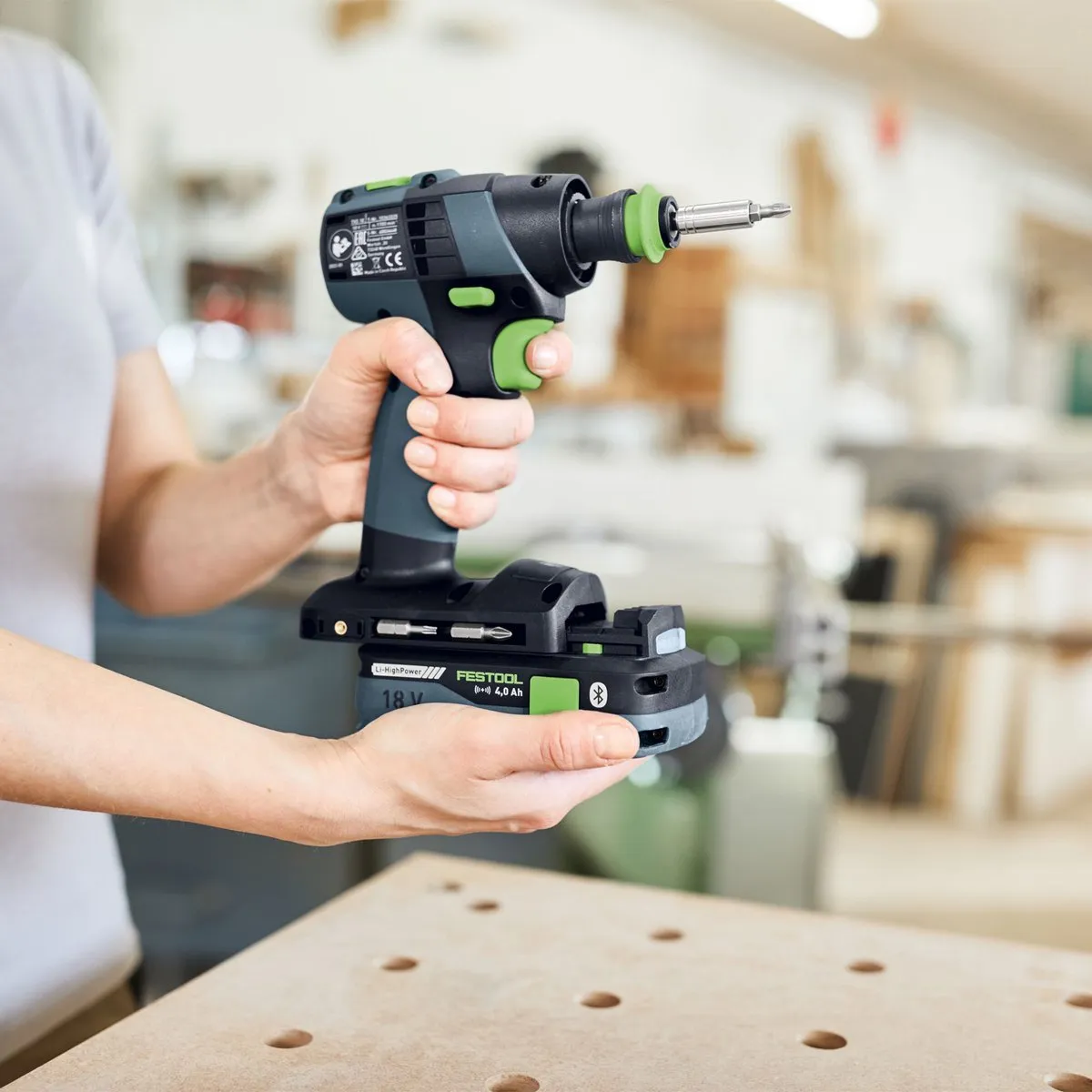 Festool TXS 18 C 3,0-Set Accu Schroefboormachine 18V 3.0Ah in Systainer - 576896