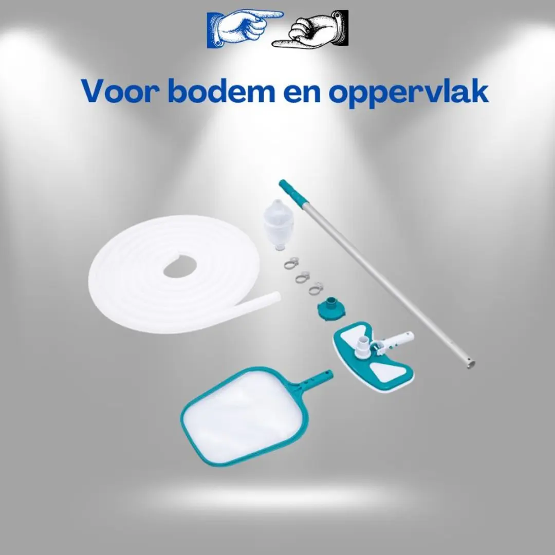 Bestway Zwembad Reinigingsset 58234 - Bodemstofzuiger 279cm