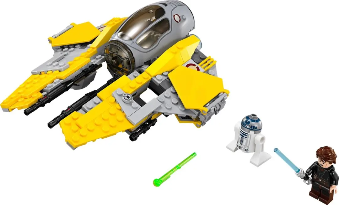 LEGO Star Wars Jedi Interceptor 75038 - 223 Stukken - 2 Minifiguren - afbeelding 2 van 3