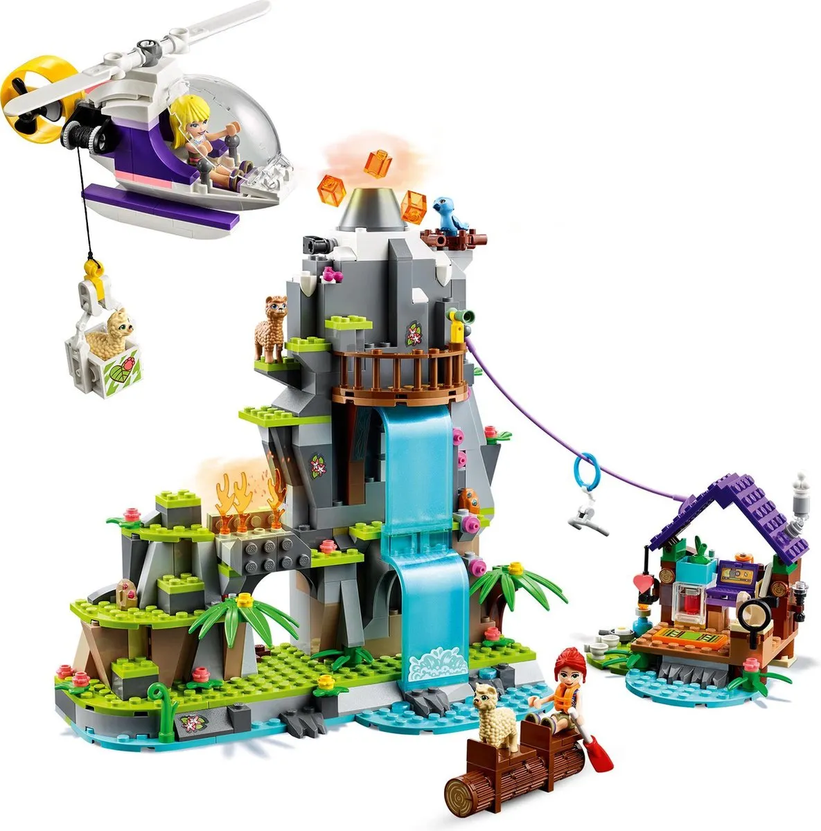 LEGO Friends Alpaca Berg Jungle Reddingsactie 41432 - 512 Stukken