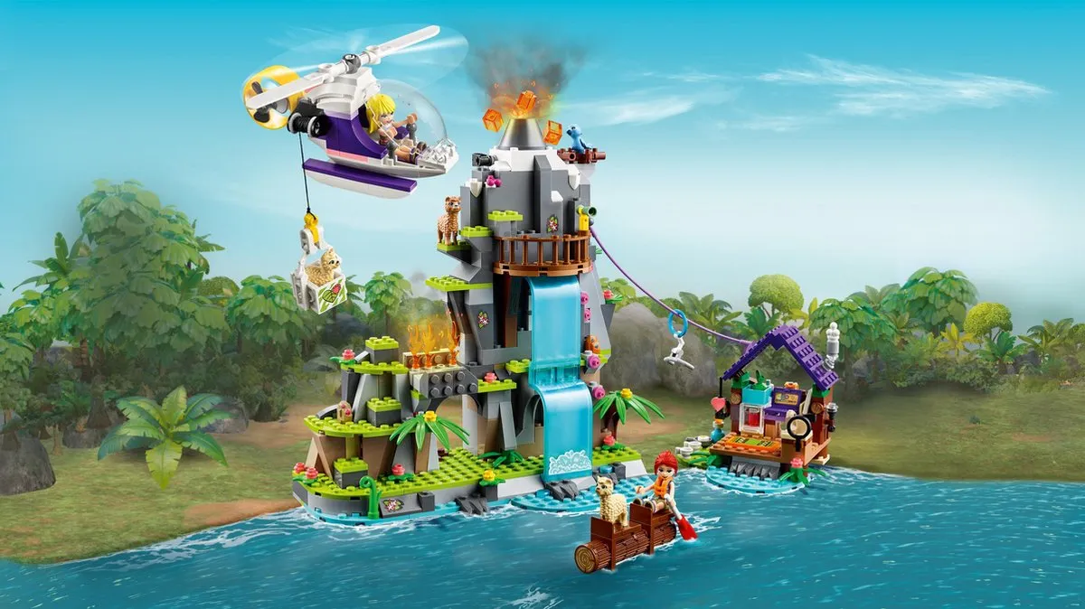 LEGO Friends Alpaca Berg Jungle Reddingsactie 41432 - 512 Stukken
