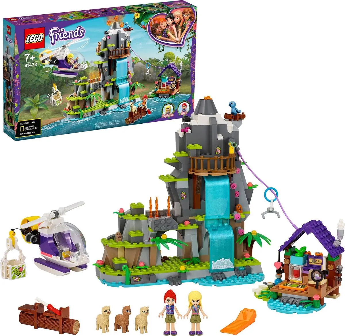 LEGO Friends Alpaca Berg Jungle Reddingsactie 41432 - 512 Stukken