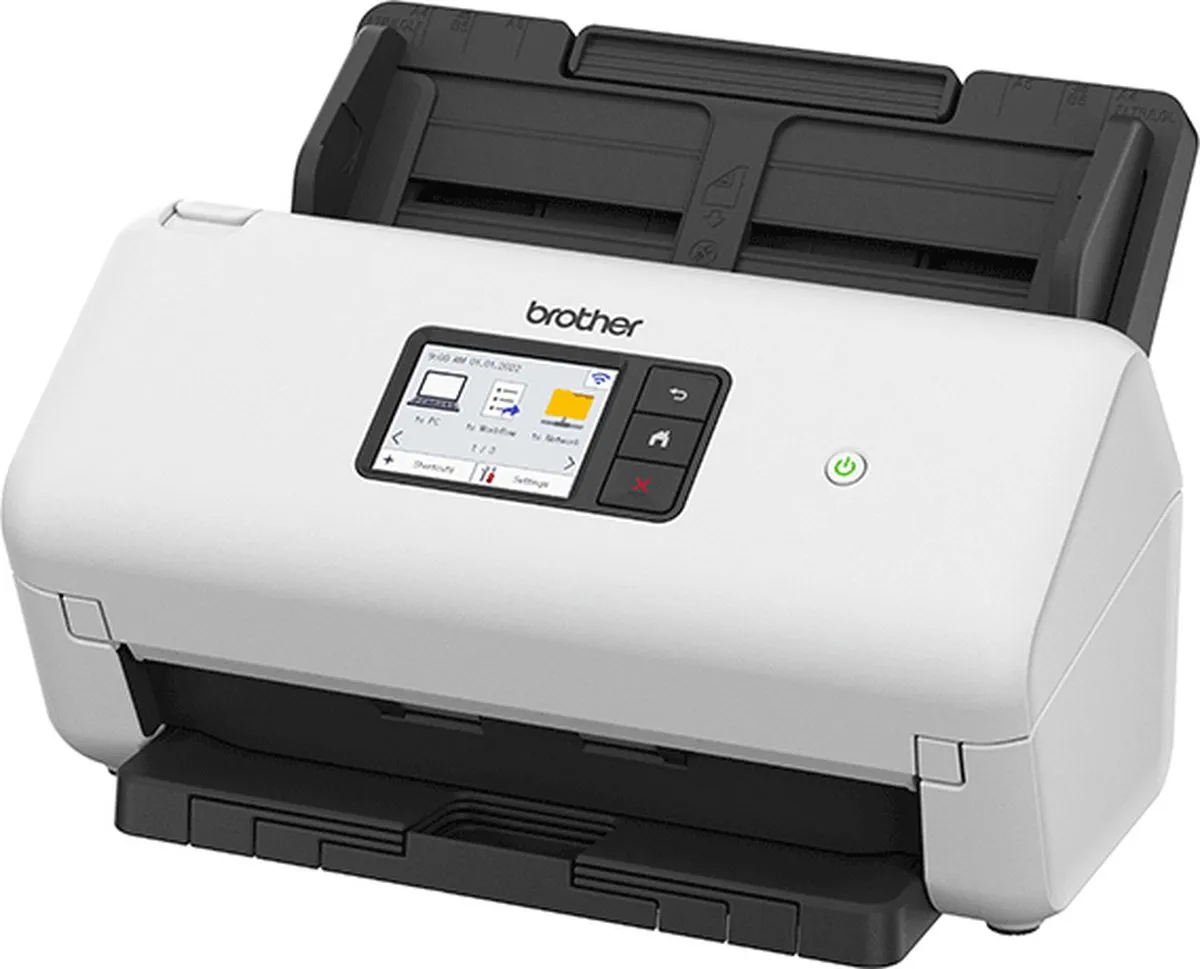 Brother ADS-4500W Scanner - A4 - Wit/Zwart