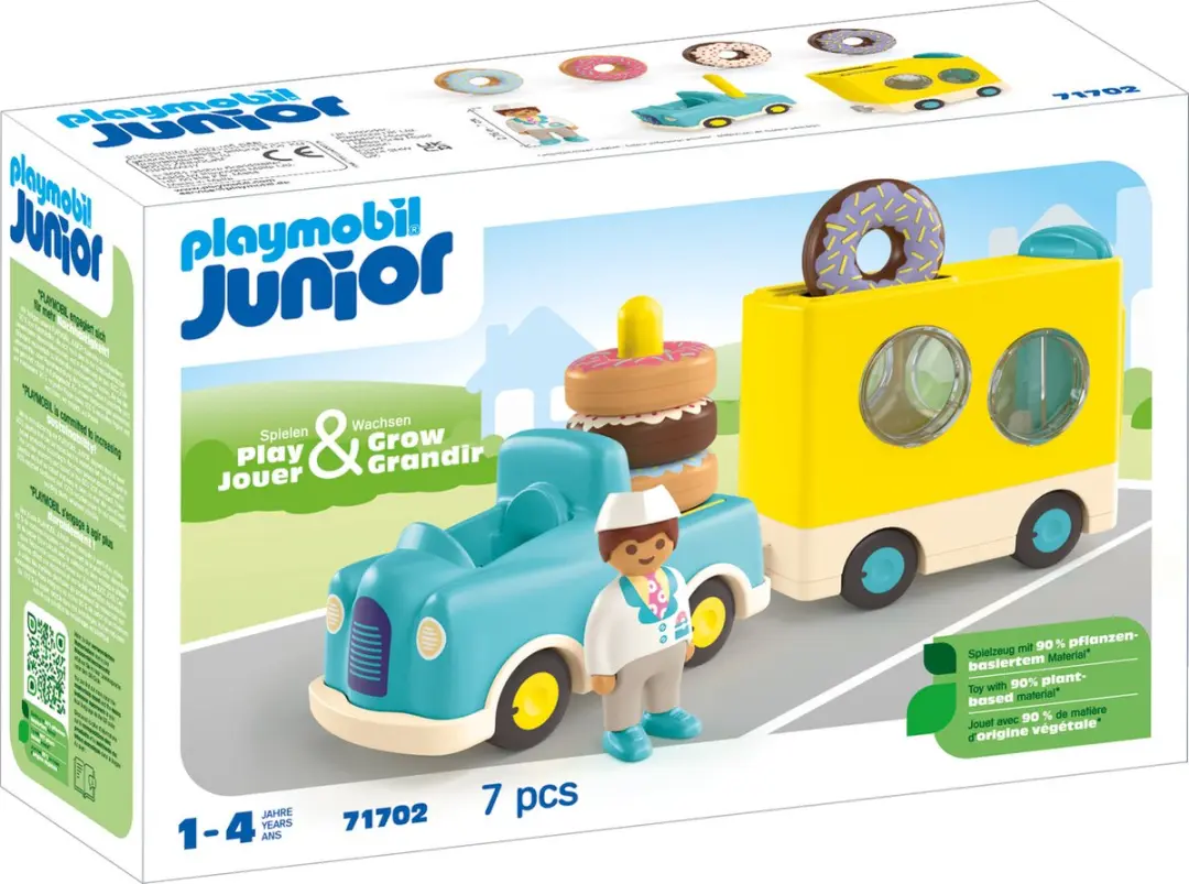 Playmobil Junior Donut Truck 71702 - Multicolor