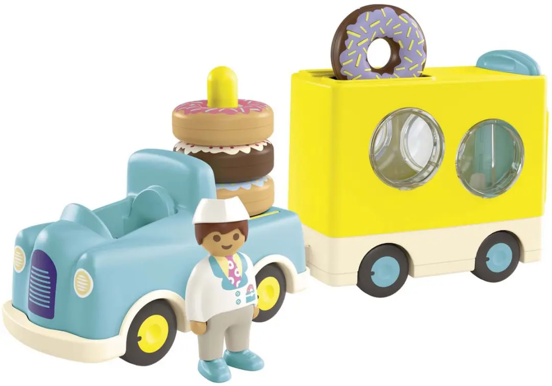 Playmobil Junior Donut Truck 71702 - Multicolor