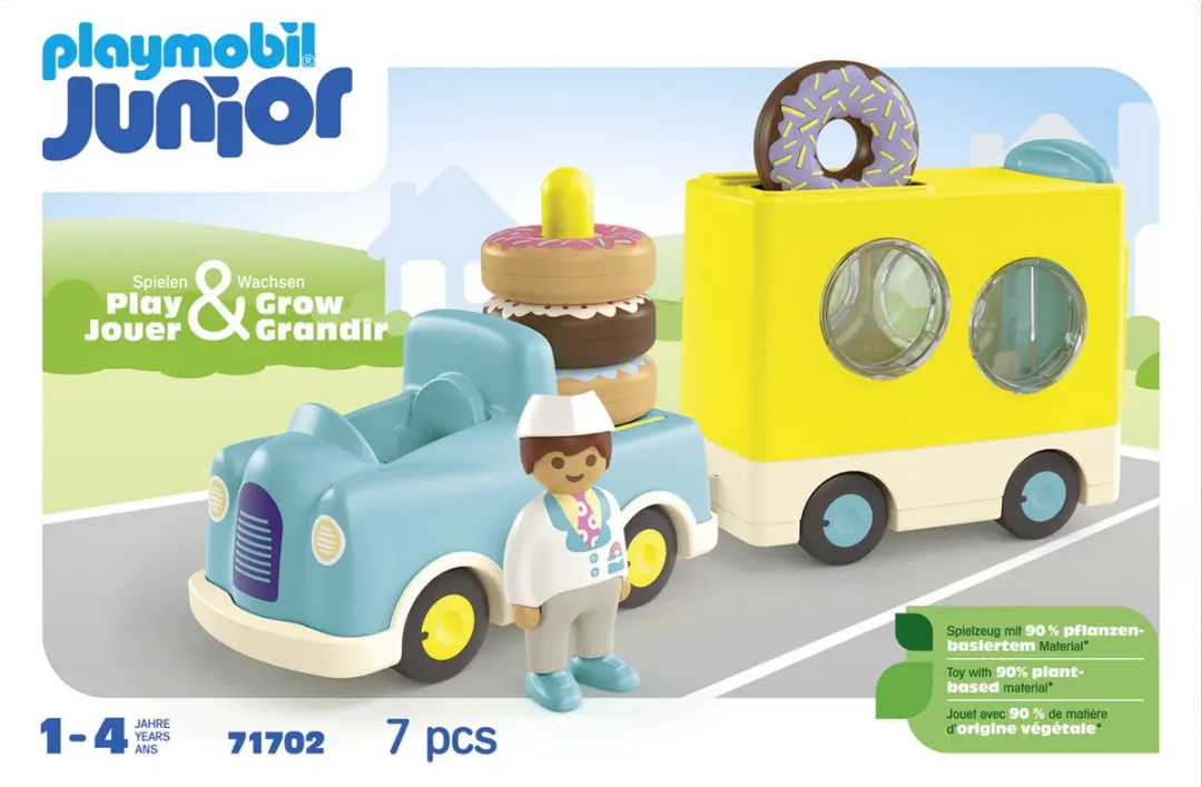 Playmobil Junior Donut Truck 71702 - Multicolor - afbeelding 6 van 6