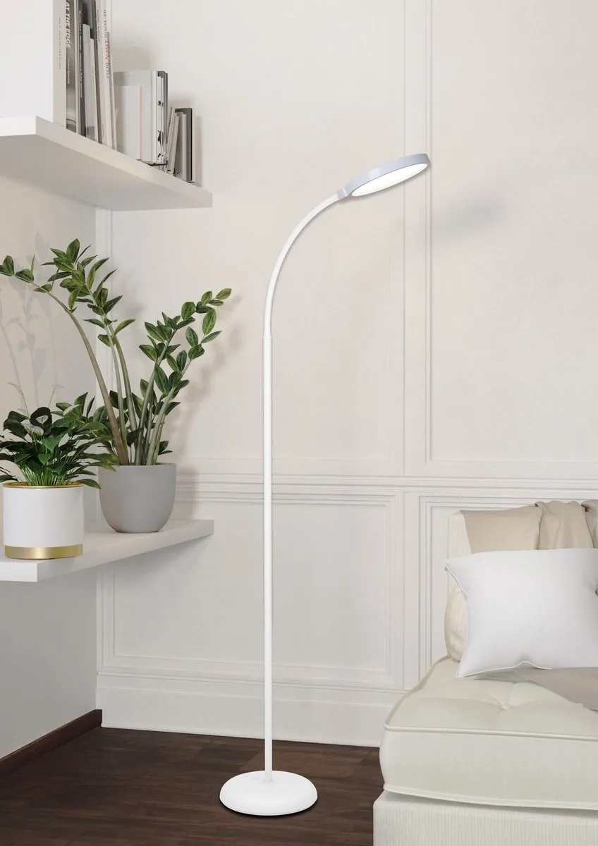 Eglo Lauro Vloerlamp LED 152cm - Wit - Dimbaar