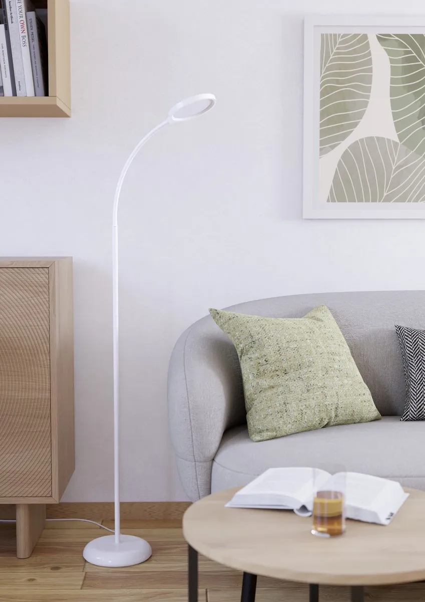 Eglo Lauro Vloerlamp LED 152cm - Wit - Dimbaar - afbeelding 6 van 6