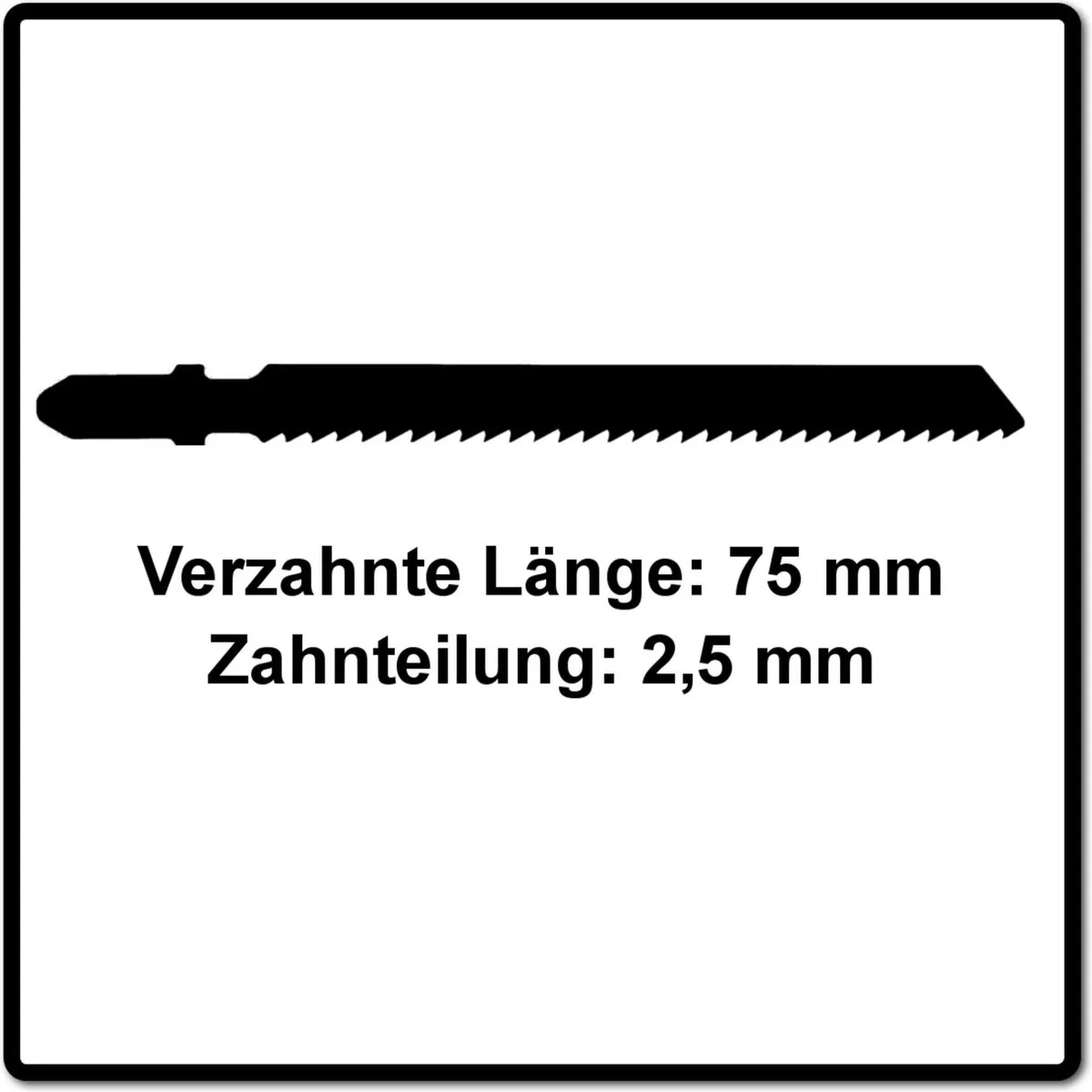 Festool Decoupeerzaagblad S 75/2,5 204257 - Hout