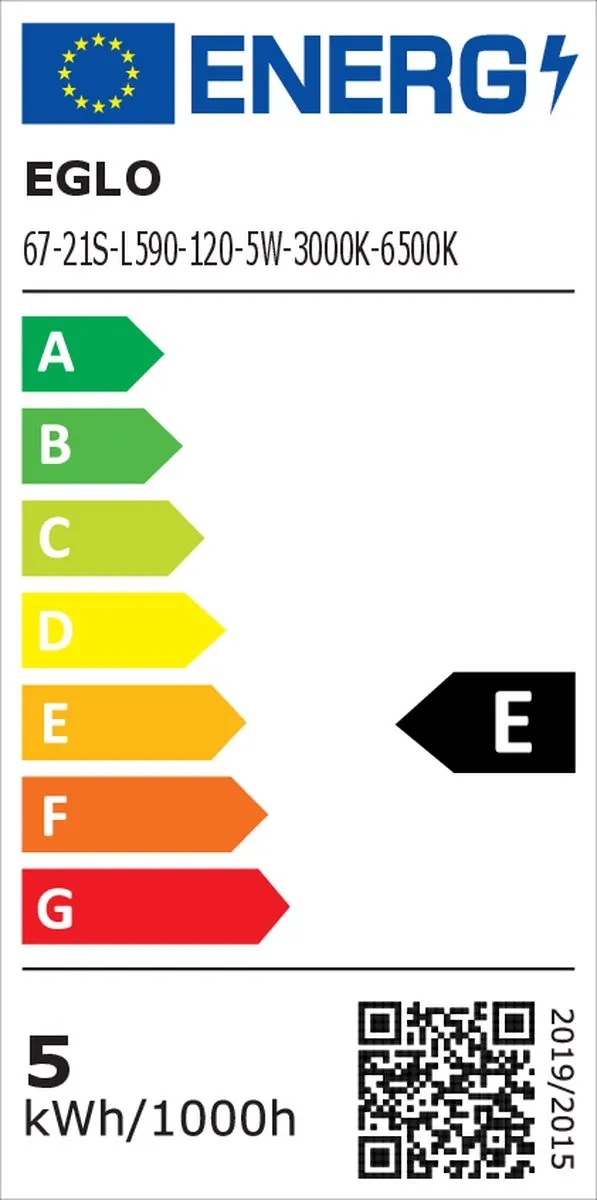 EGLO Verdello Spiegellamp - LED - 60 cm - Wit/Grijs
