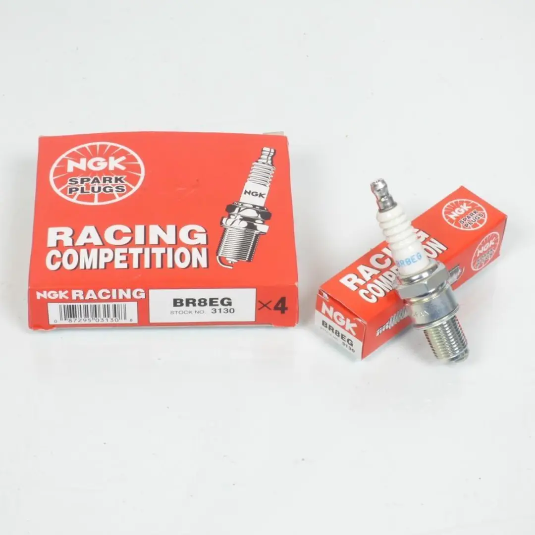 NGK BR8EG Bougie - Motor 125cc 2000-2007 - Wit