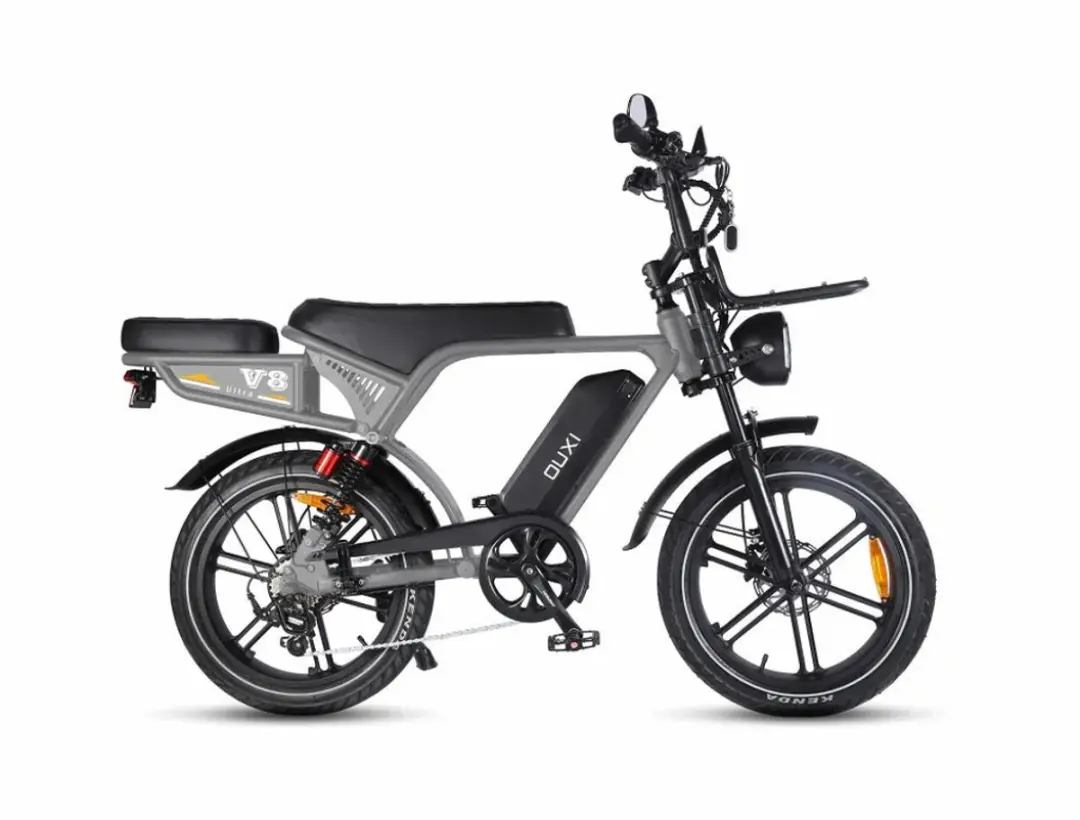 OUXI V8 Ultra Fatbike 250W - 720Wh - 20" - Grijs
