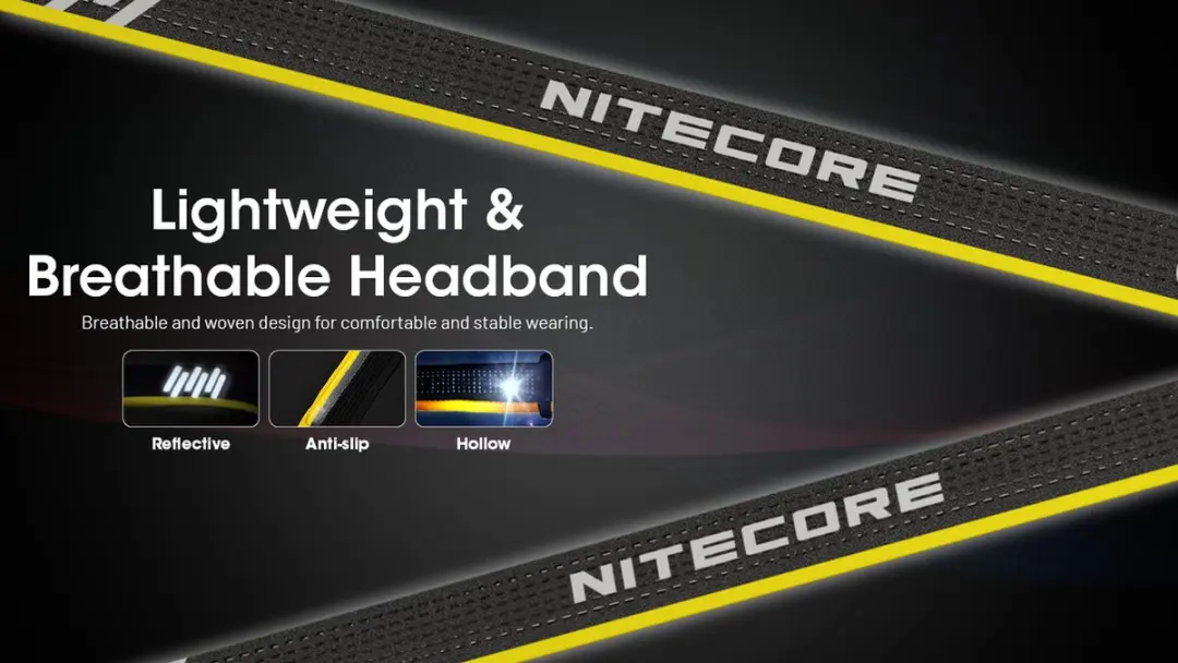 Nitecore HA15 UHE Hoofdlamp - Zwart