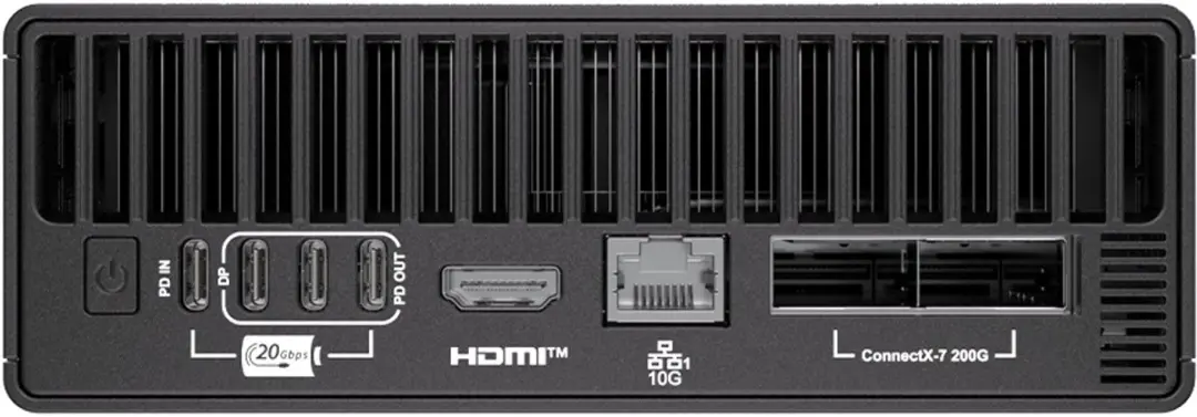 MSI EdgeXpert-32SEU Mini PC - 20 Cores 128GB 4TB SSD - Zwart