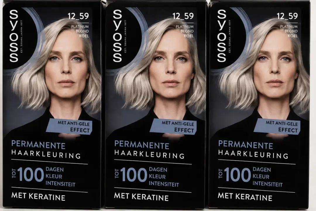 Syoss Permanent Haarkleuring Cool Platinum Blond 345ml