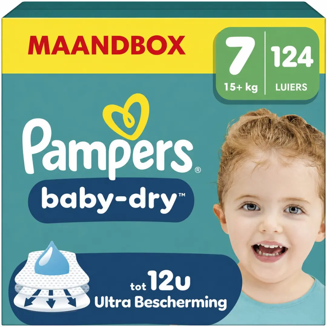 Pampers Baby-Dry Maat 7 Luiers