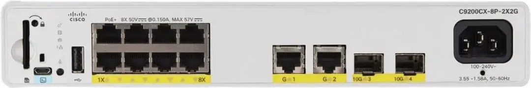 Cisco Catalyst C9200CX-8P-2X2G-A Switch