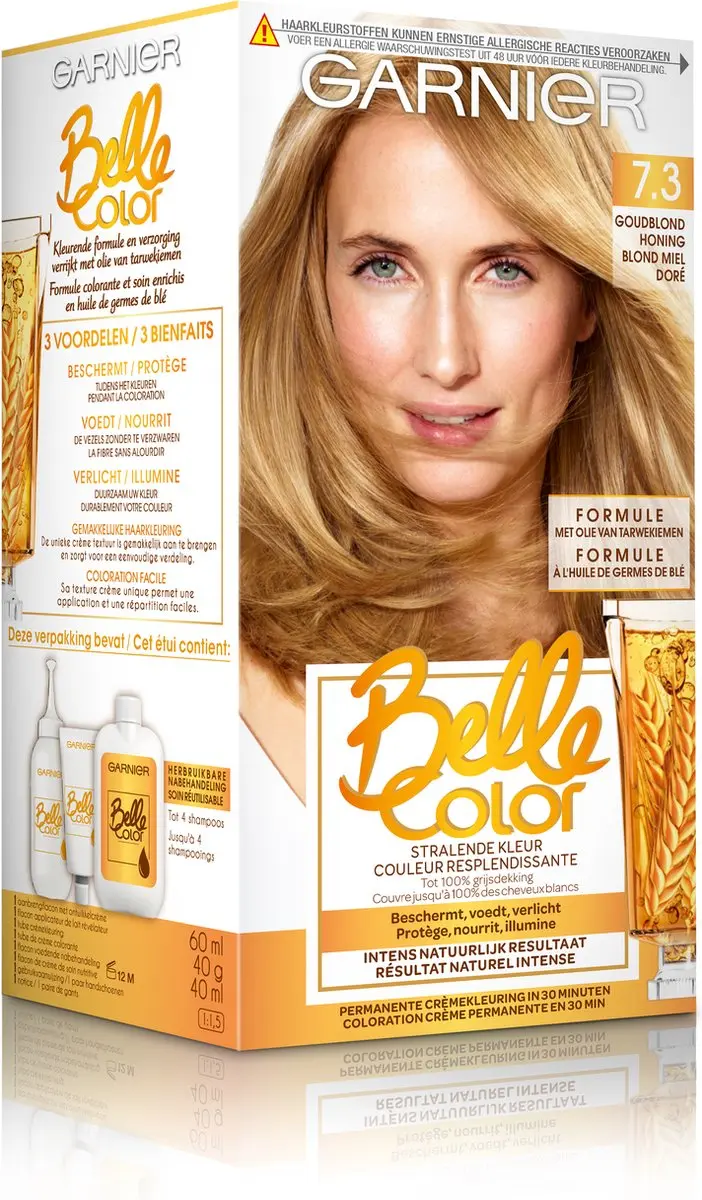 Garnier Belle Color Haarverf 7.3 Goudblond Honing 80ml