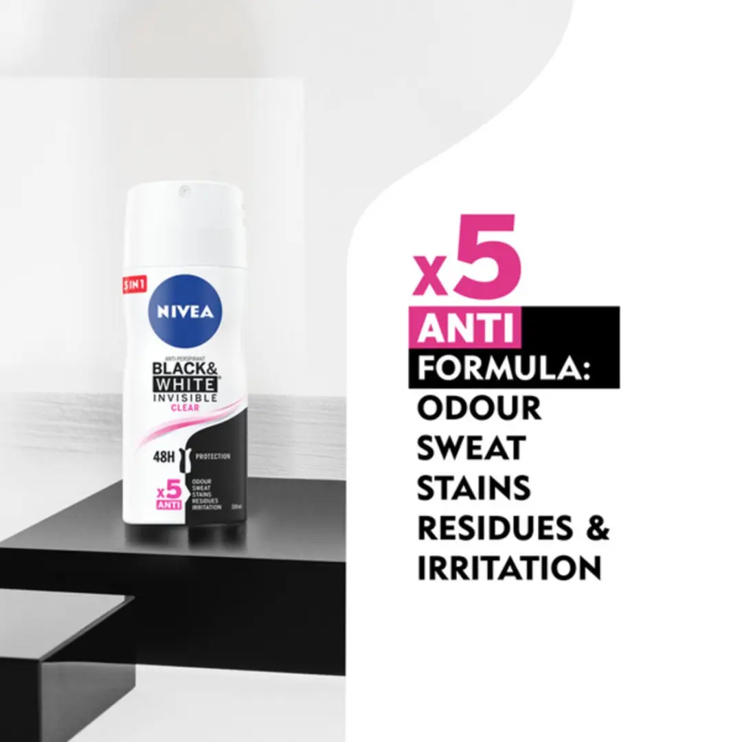 NIVEA Invisible Deodorant Spray 3x100ml