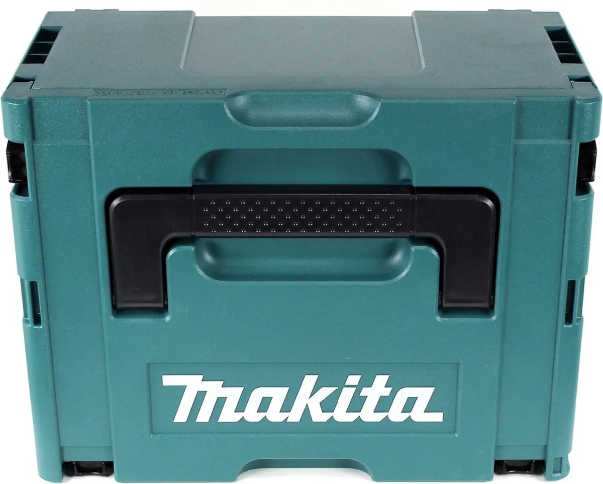 Makita DGA 517 RGJ Haakse Slijper 125mm - 2x 6.0Ah Accu + Lader