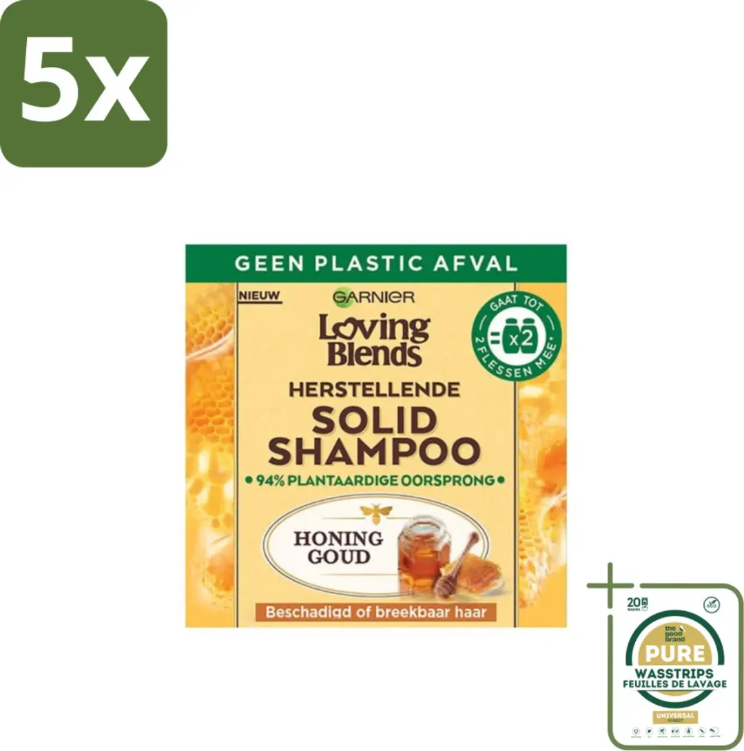 Garnier Loving Blends Honing Solid Shampoo