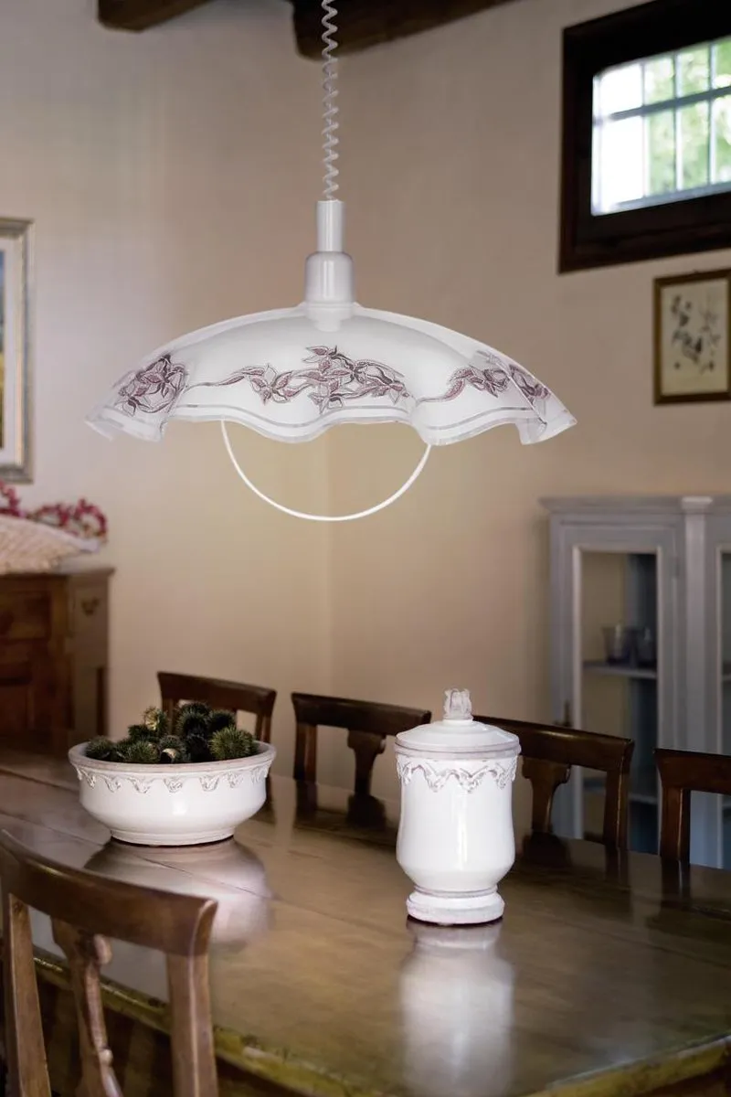 Eglo Vetro Hanglamp 1 Licht - Ø420mm Wit - afbeelding 6 van 6