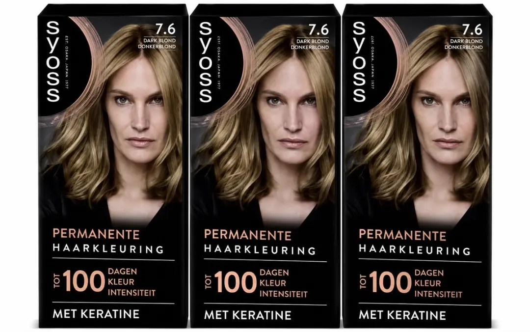 SYOSS 7-6 Permanente Haarverf Middenblond