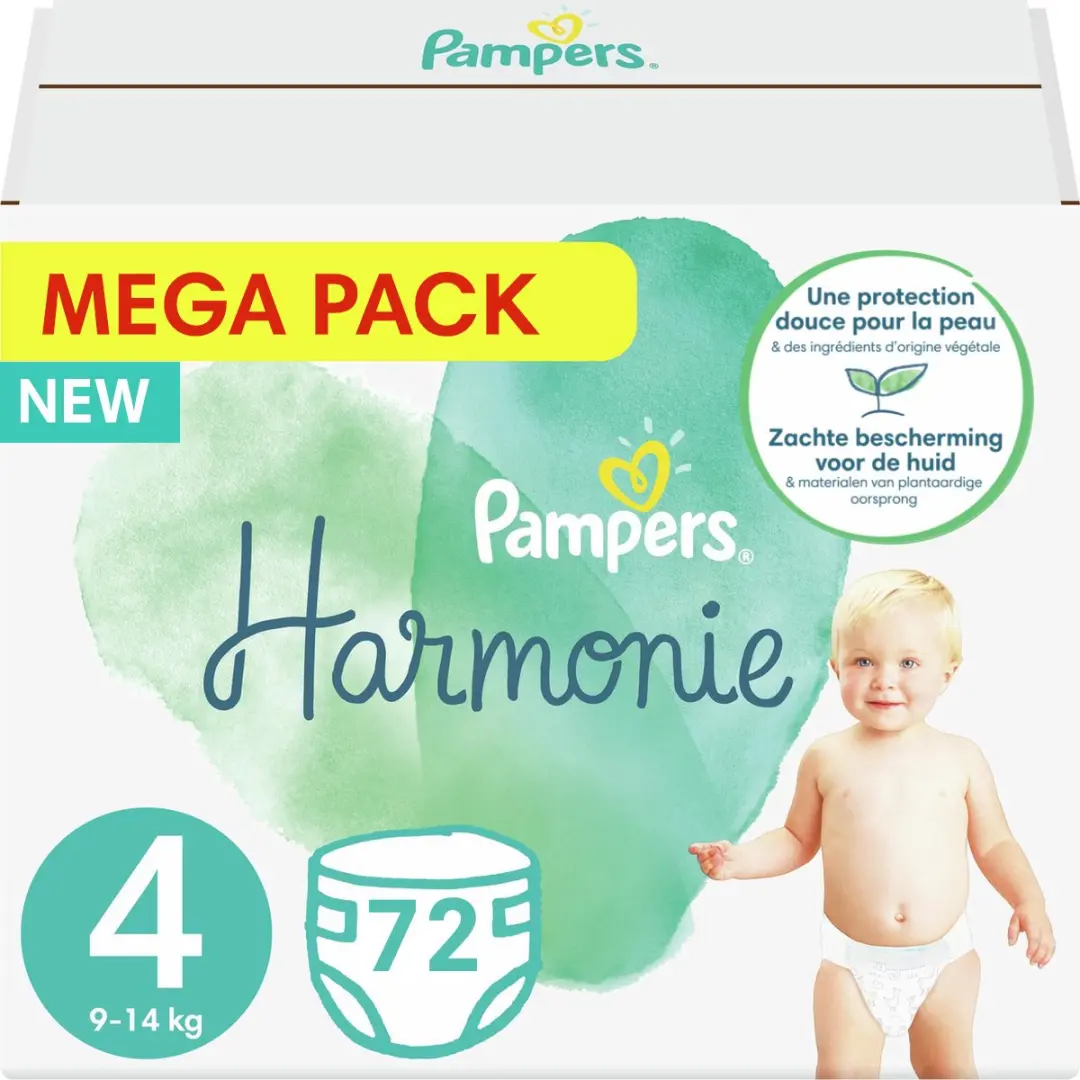 Pampers Harmonie Luiers Maat 4