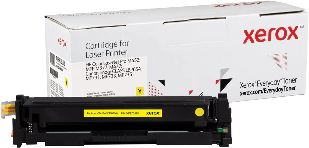 Xerox CF412A/CRG-046Y Compatibele Toner Geel