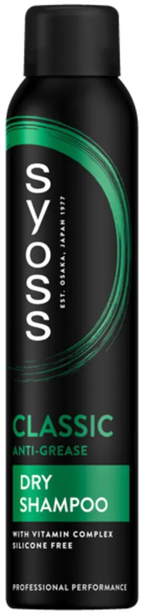 SYOSS AntiGrease Droogshampoo 600ml - 3 Stuks