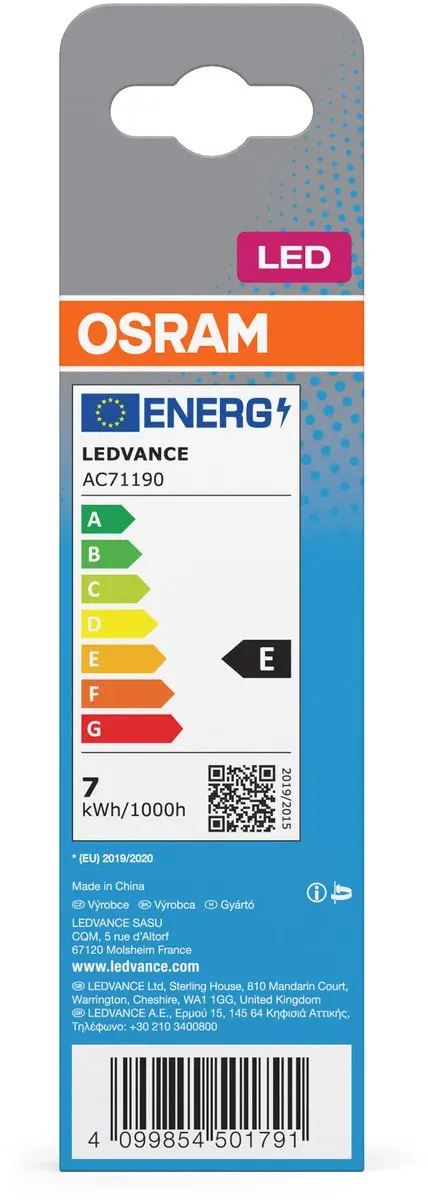 Osram Dulux LED G24q 7W 770lm - Helder