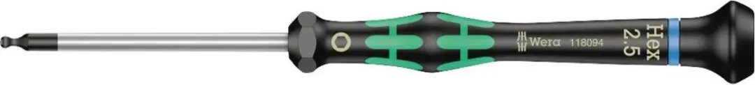 Wera 05118094001 Elektronica-schroevendraaier 6-kant 2,5mm
