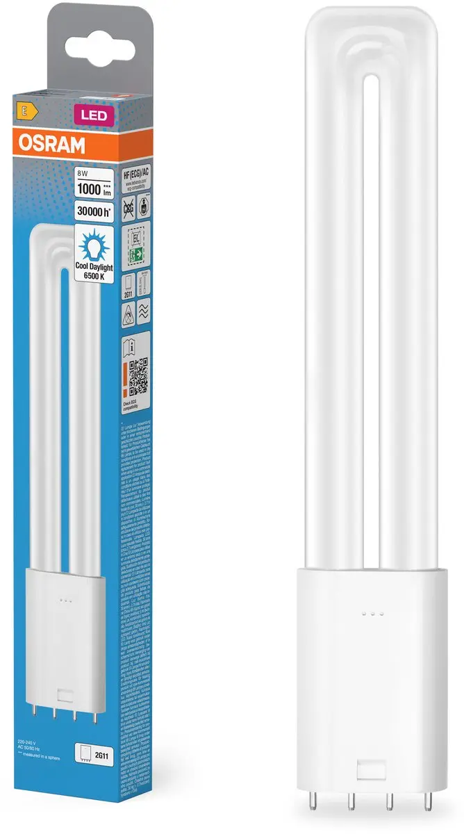 Osram Dulux LED-buis 2G11 8W 1000lm - 6500K Wit