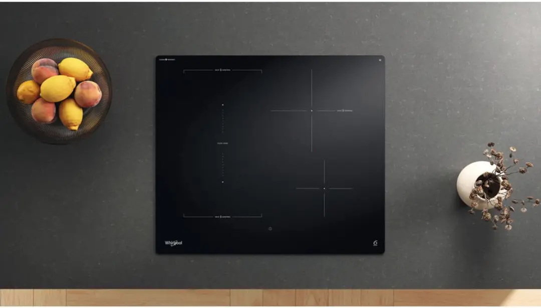Whirlpool WTX6014DCF Inbouwinductiekookplaat 4 zones - Zwart
