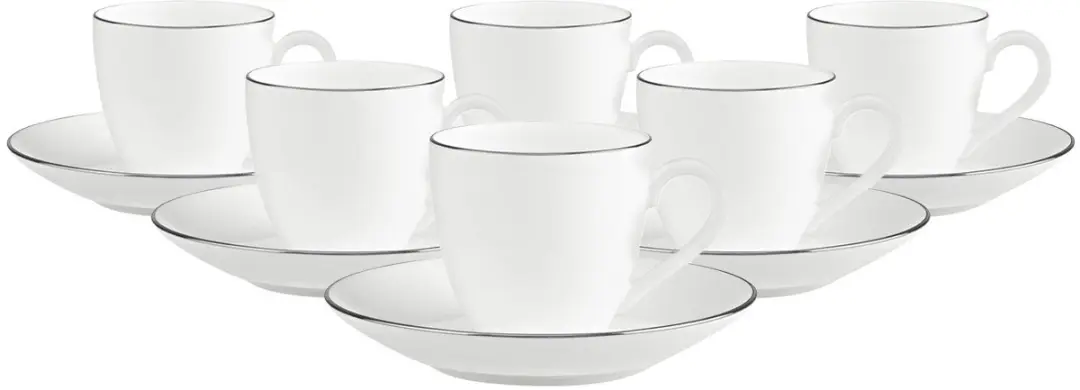Villeroy & Boch Anmut Platinum No.1 Espresso-Obertassen 60ml