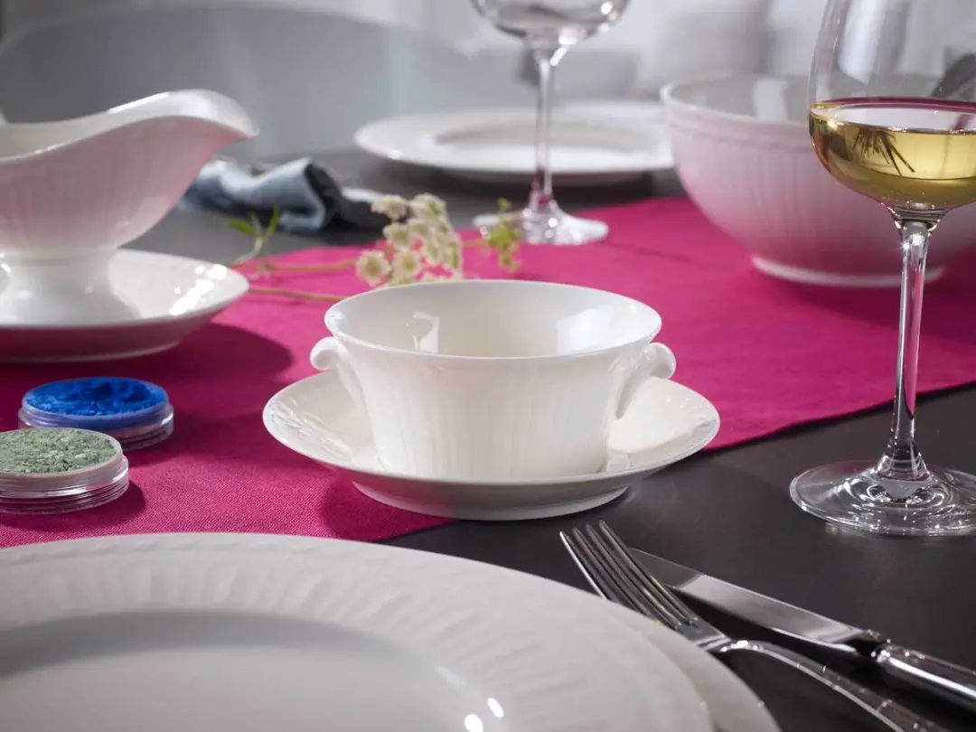 Villeroy & Boch Cellini Suppentassen Set 6 - 400ml - Wit/Gekleurd