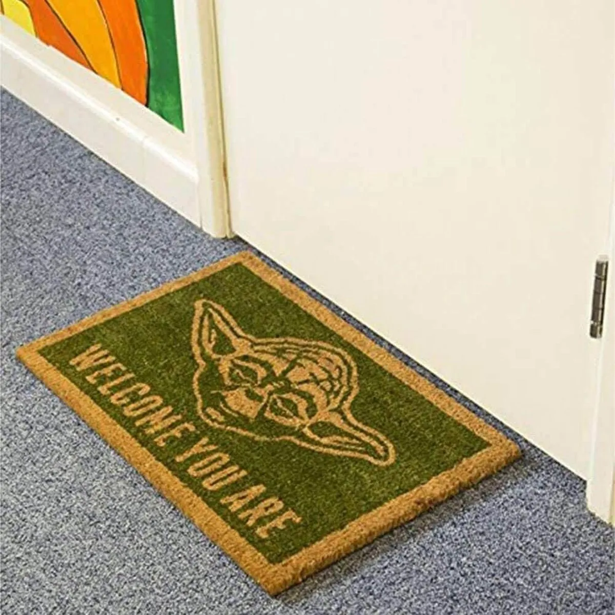 Star Wars Welcome You Are Deurmat - Groen/Bruin