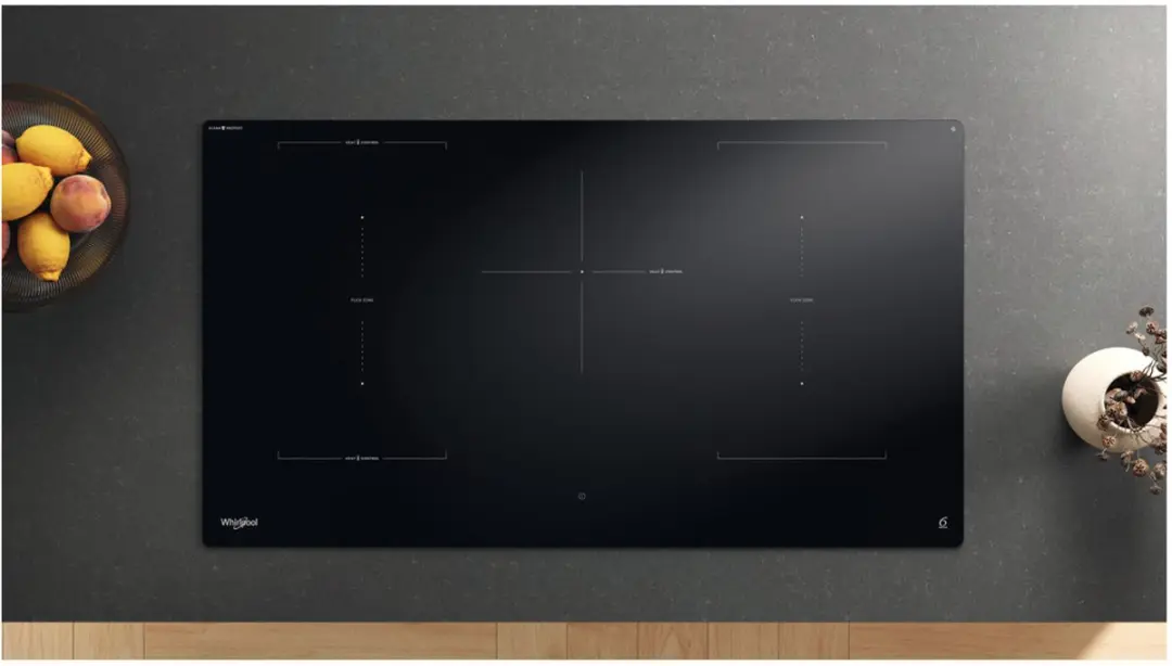 Whirlpool WEX9024DCFF2 Inductiekookplaat 91cm - 5 Zones - Zwart