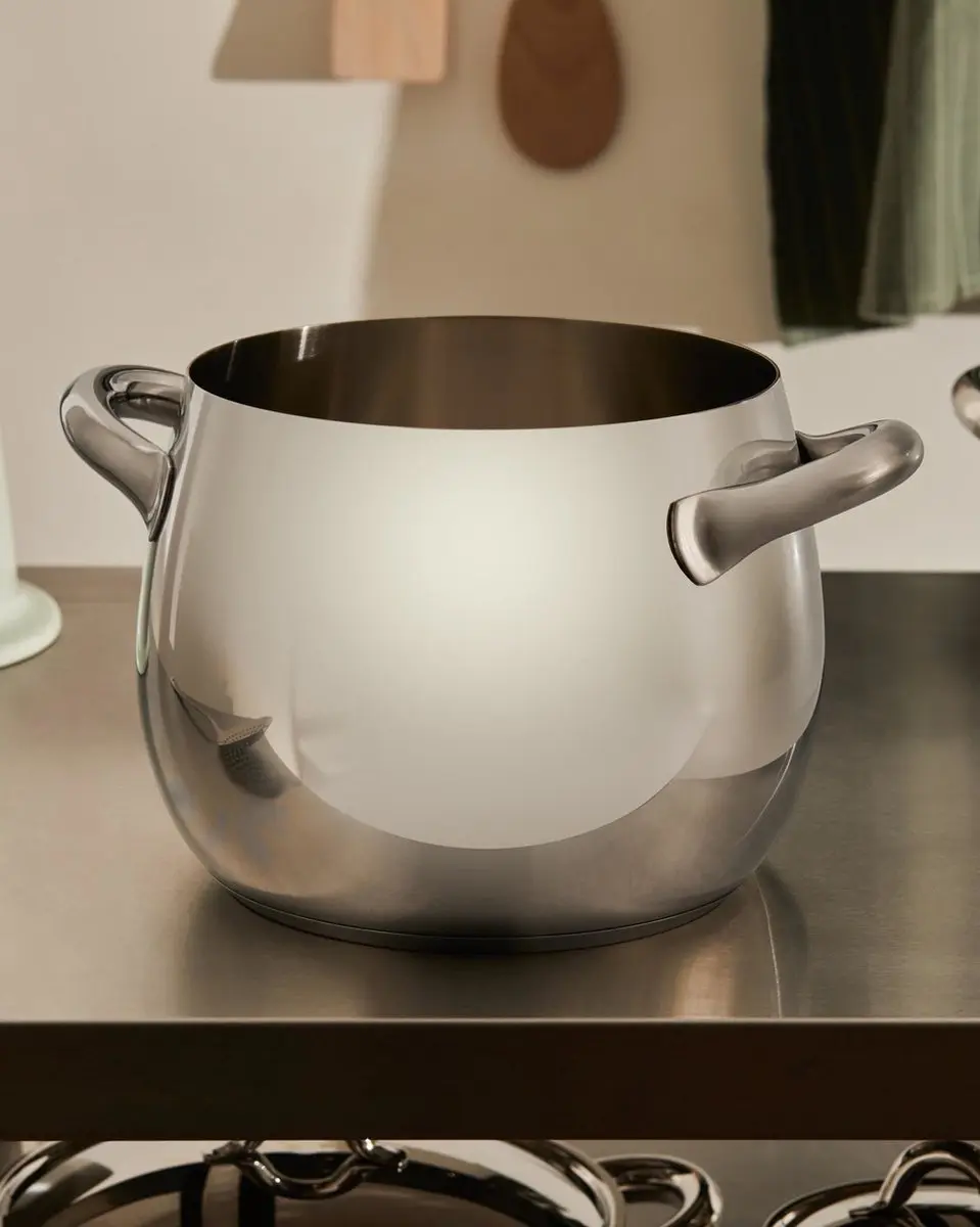 Alessi Kookpan Mami 24cm - 10L - Zilver