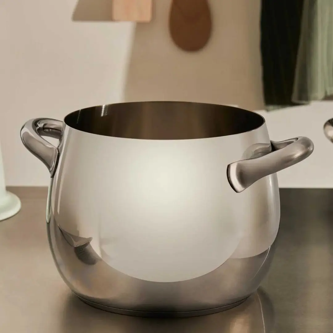 Alessi Kookpan Mami 24cm - 10L - Zilver