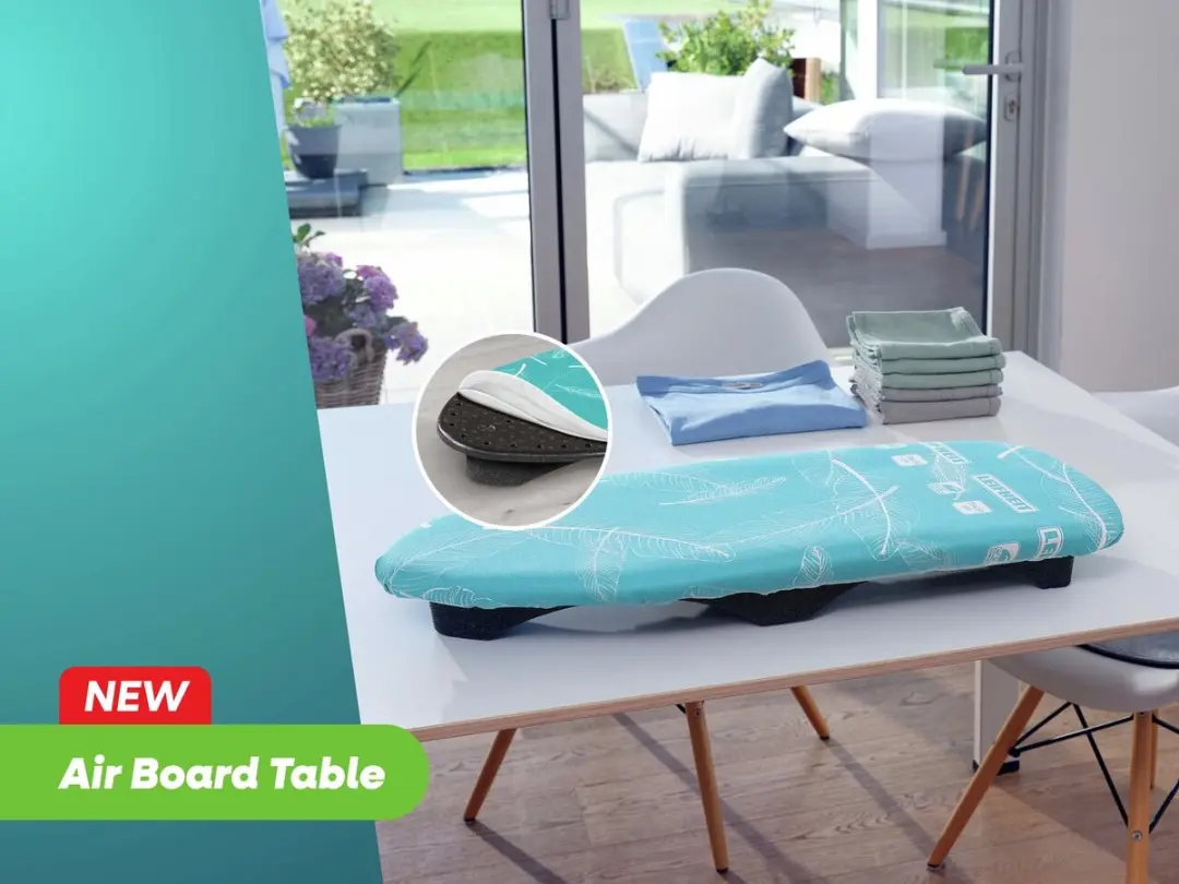 Leifheit Airboard Compact Tafelstrijkplank 73x30cm - Turquoise