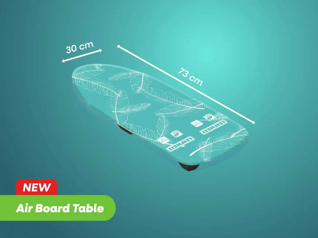 Leifheit Airboard Compact Tafelstrijkplank 73x30cm - Turquoise