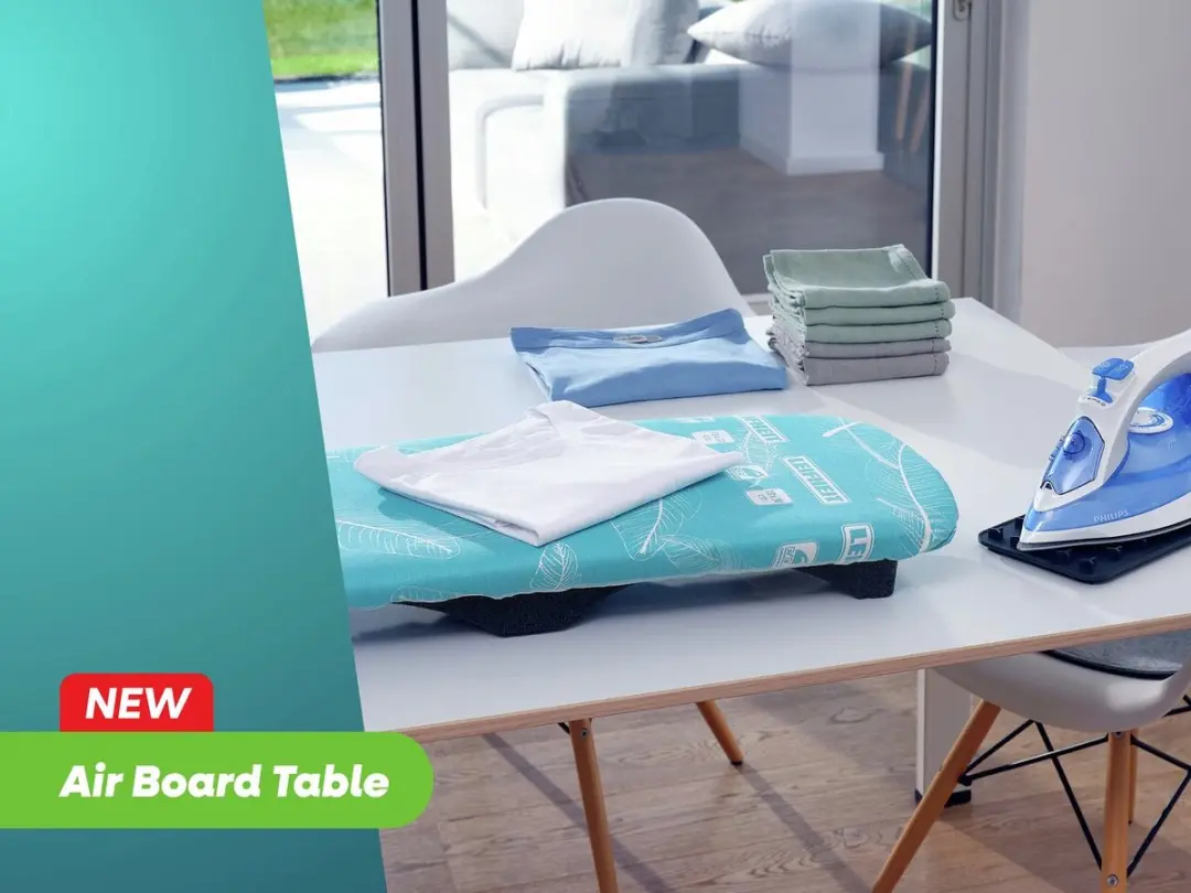 Leifheit Airboard Compact Tafelstrijkplank 73x30cm - Turquoise