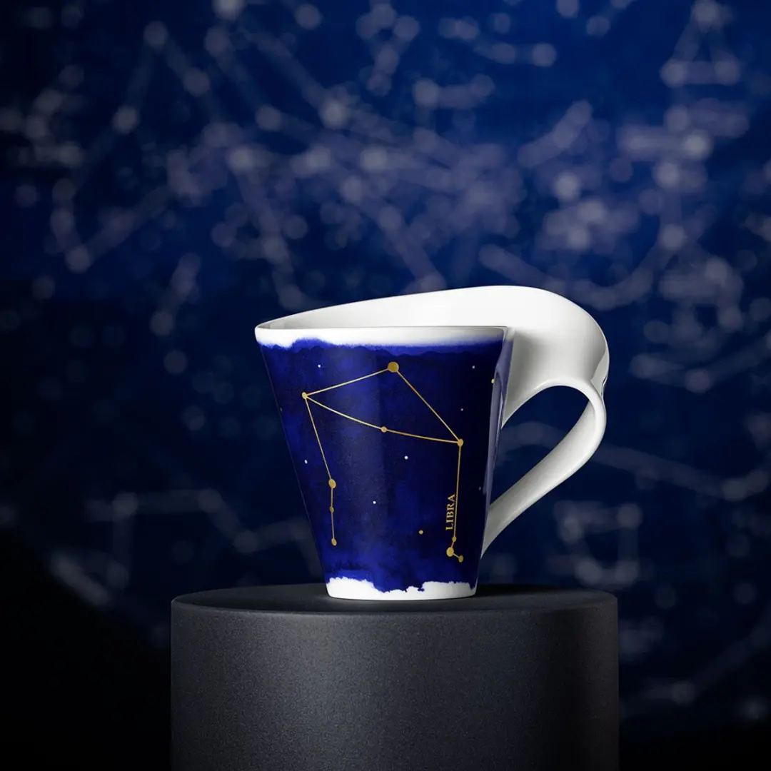 Villeroy & Boch NewWave Stars Tasse 300ml - wit-blauw